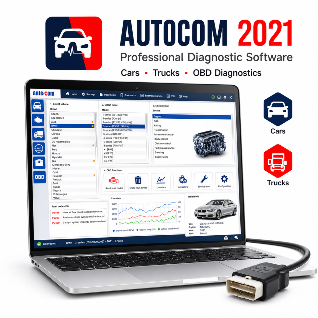 Autocom 2021 Diagnostic Software
