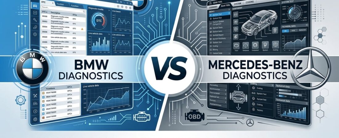 ISTA+ vs Xentry: Which OEM Diagnostic Tool Wins for BMW and Mercedes Workshops?
