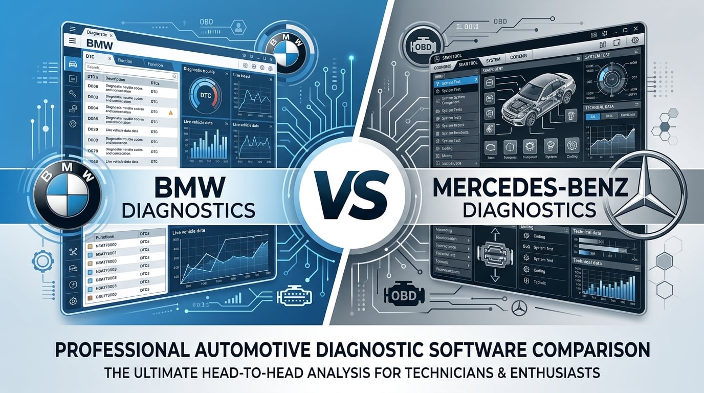 ISTA+ vs Xentry: Which OEM Diagnostic Tool Wins for BMW and Mercedes Workshops?
