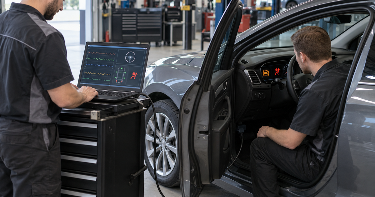ABS and Airbag Warning Lights: How Diagnostic Software Finds the Real Cause
